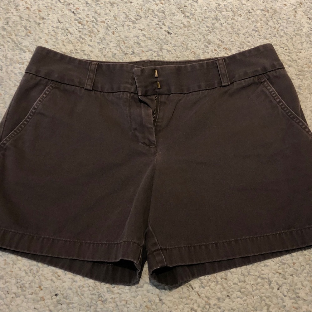 J Crew chino shorts.